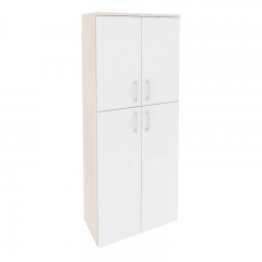 Шкаф высокий широкий ONIX O.ST-1.8 Денвер Светлый/Белый