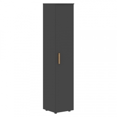 Шкаф-колонка с глухой дверью правый Forta FHC 40.1 R Черный графит