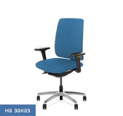 Кресло офисное DION 870 1D alum SLW 58 Голубой Хром