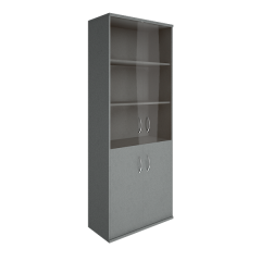 Шкаф высокий широкий Riva А.СТ-1.2 Серый
